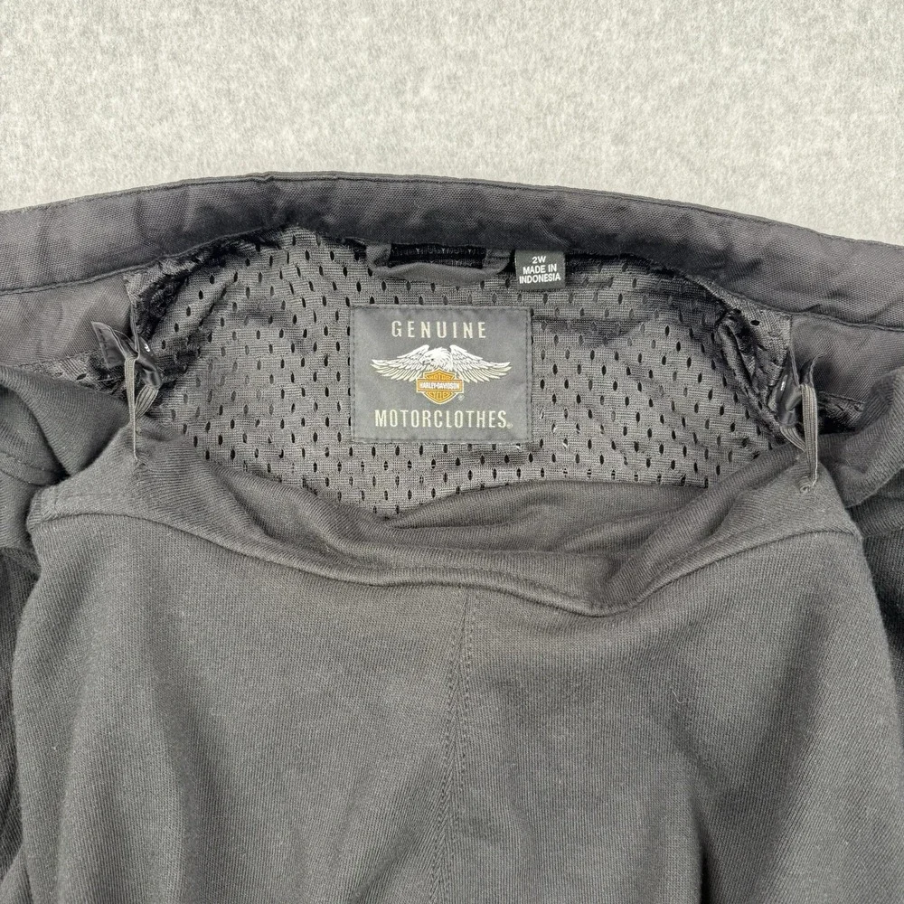 Harley Davidson Jacket Womens 2W Miss Enthusiast 3 In‎ 1 Hoodie Full Zip Riding